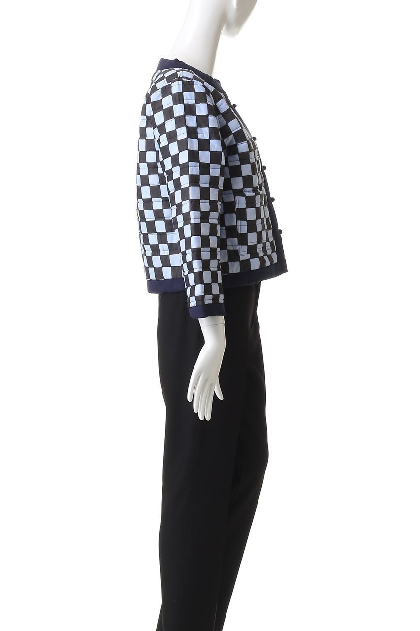 【エスゼット ブロックプリント/SZ Blockprints】のPOPPY JACKET DOUBLE CHECK リバーシブルジャケット 人気、トレンドファッション・服の通販 founy(ファニー) 　ファッション　Fashion　レディースファッション　Fashion for Women　アウター　Coat / Outerwear Collection　レディースジャケット・軽アウター　Jackets　クロップド　Cropped, Short Length　シンプル　Simple, Minimal　ジャケット　Jacket, Outerwear　ダブル　Double, Double-Breasted　チェック　Check, Plaid, Tartan　バランス　Balance, Style Balance　ポケット　Pocket, Pocket Detail　リバーシブル　Reversible, Two-Sided　新作・新入荷　New Arrivals / New In　無地　Plain, Solid Color　other-3|ID: prp329100004709329 ipo3291000000034016584