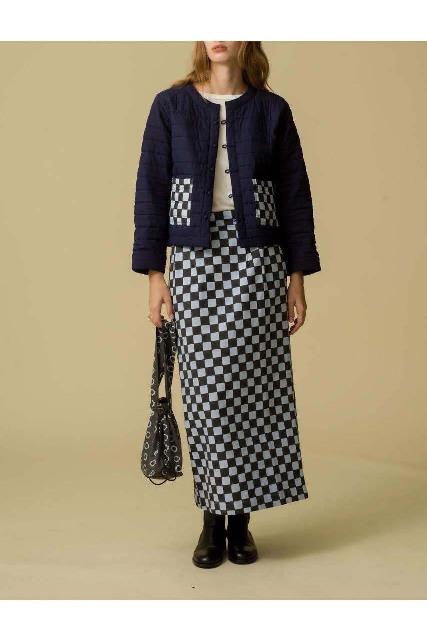 【エスゼット ブロックプリント/SZ Blockprints】のPOPPY JACKET DOUBLE CHECK リバーシブルジャケット 人気、トレンドファッション・服の通販 founy(ファニー) 　ファッション　Fashion　レディースファッション　Fashion for Women　アウター　Coat / Outerwear Collection　レディースジャケット・軽アウター　Jackets　クロップド　Cropped, Short Length　シンプル　Simple, Minimal　ジャケット　Jacket, Outerwear　ダブル　Double, Double-Breasted　チェック　Check, Plaid, Tartan　バランス　Balance, Style Balance　ポケット　Pocket, Pocket Detail　リバーシブル　Reversible, Two-Sided　新作・新入荷　New Arrivals / New In　無地　Plain, Solid Color　other-8|ID: prp329100004709329 ipo3291000000034016590