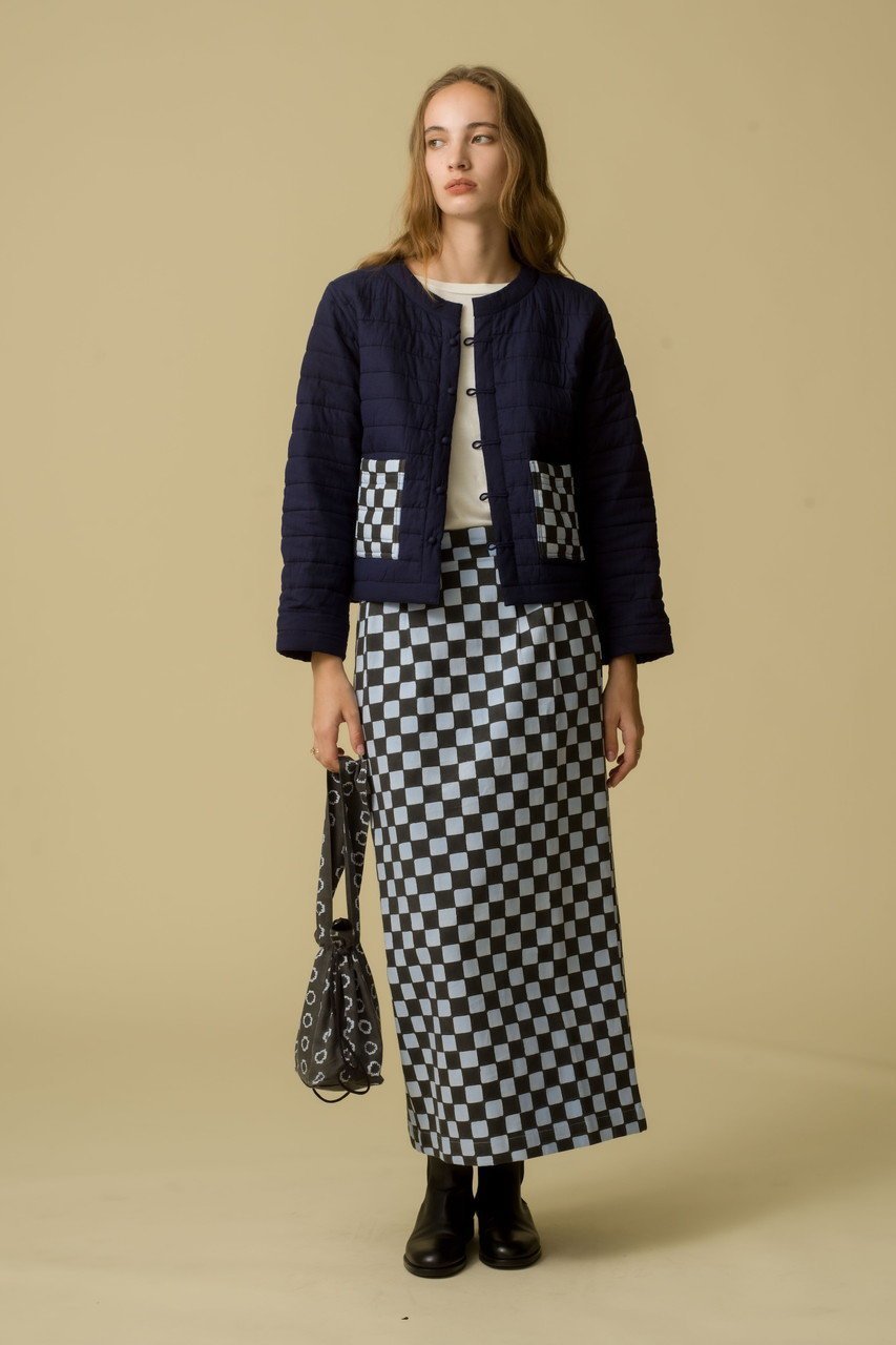 【エスゼット ブロックプリント/SZ Blockprints】のPOPPY JACKET DOUBLE CHECK リバーシブルジャケット 人気、トレンドファッション・服の通販 founy(ファニー) 　ファッション　Fashion　レディースファッション　Fashion for Women　アウター　Coat / Outerwear Collection　レディースジャケット・軽アウター　Jackets　クロップド　Cropped, Short Length　シンプル　Simple, Minimal　ジャケット　Jacket, Outerwear　ダブル　Double, Double-Breasted　チェック　Check, Plaid, Tartan　バランス　Balance, Style Balance　ポケット　Pocket, Pocket Detail　リバーシブル　Reversible, Two-Sided　無地　Plain, Solid Color　other-8|ID: prp329100004709329 ipo3291000000035726135