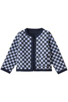 【エスゼット ブロックプリント/SZ Blockprints】のPOPPY JACKET DOUBLE CHECK リバーシブルジャケット 人気、トレンドファッション・服の通販 founy(ファニー) ファッション Fashion レディースファッション Fashion for Women アウター Coat / Outerwear Collection レディースジャケット・軽アウター Jackets クロップド Cropped, Short Length シンプル Simple, Minimal ジャケット Jacket, Outerwear ダブル Double, Double-Breasted チェック Check, Plaid, Tartan バランス Balance, Style Balance ポケット Pocket, Pocket Detail リバーシブル Reversible, Two-Sided 無地 Plain, Solid Color thumbnail ブルー|ID: prp329100004709329 ipo3291000000036517561