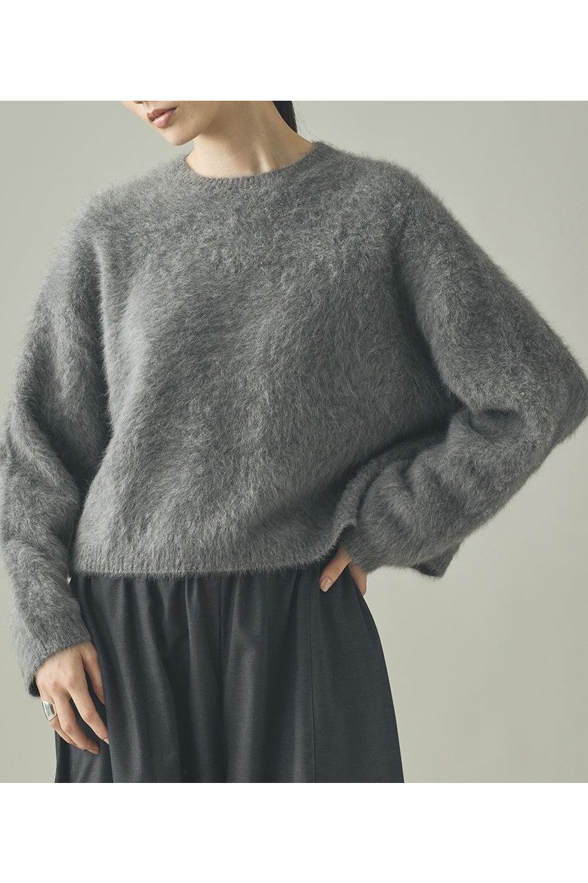 【カレンソロジー/Curensology】のFOXカシミヤニットプルオーバー 人気、トレンドファッション・服の通販 founy(ファニー) 　ファッション　Fashion　レディースファッション　Fashion for Women　トップス・カットソー　Cut & Sew Tops　ニット　Knit Tops & Sweaters　カジュアルプルオーバー・ニットトップス　Pullovers & Knit Tops / Casual Pullovers　エアリー　Airy Texture　コンパクト　Compact, Small Size　トレンド　Trend, Trending Now　フレア　Flare, Flared　マフラー　Scarf, Muffler　ラグジュアリー　Luxury, Elegant　リラックス　Relax, Relaxed Fit　新作・新入荷　New Arrivals / New In　 other-1|ID: prp329100004709335 ipo3291000000034016631