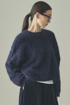 【カレンソロジー/Curensology】のFOXカシミヤニットプルオーバー ネイビー|ID: prp329100004709335 ipo3291000000036227661