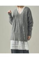 【カレンソロジー/Curensology】のFOXカシミヤVネックニットプルオーバー 人気、トレンドファッション・服の通販 founy(ファニー) ファッション Fashion レディースファッション Fashion for Women トップス・カットソー Cut & Sew Tops ニット Knit Tops & Sweaters カジュアルプルオーバー・ニットトップス Pullovers & Knit Tops / Casual Pullovers Vネックトップス V-Neck Tops / V-Cut Neckline Shirts おすすめ Recommended / Our Picks エアリー Airy Texture ショート Short, Short Length ラグジュアリー Luxury, Elegant リラックス Relax, Relaxed Fit ロング Long, Long-Length 新作・新入荷 New Arrivals / New In |ID:prp329100004709338