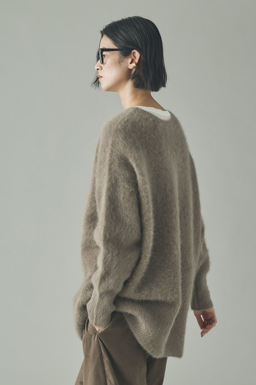 【カレンソロジー/Curensology】のFOXカシミヤVネックニットプルオーバー 人気、トレンドファッション・服の通販 founy(ファニー) 　ファッション　Fashion　レディースファッション　Fashion for Women　トップス・カットソー　Cut & Sew Tops　ニット　Knit Tops & Sweaters　カジュアルプルオーバー・ニットトップス　Pullovers & Knit Tops / Casual Pullovers　Vネックトップス　V-Neck Tops / V-Cut Neckline Shirts　おすすめ　Recommended / Our Picks　エアリー　Airy Texture　ショート　Short, Short Length　ラグジュアリー　Luxury, Elegant　リラックス　Relax, Relaxed Fit　ロング　Long, Long-Length　other-2|ID: prp329100004709338 ipo3291000000035297694