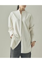 【カレンソロジー/Curensology】のウールライクストレッチシャツ 人気、トレンドファッション・服の通販 founy(ファニー) ファッション Fashion レディースファッション Fashion for Women トップス・カットソー Cut & Sew Tops シャツ・ブラウス・オフィスカジュアル Elegant Blouses & Button-Ups インナー Innerwear ストレッチ Stretch, Stretchy Fabric スリーブ Sleeve, Long Sleeve / Short Sleeve セットアップ Set-Up, Coordinated Outfit ツイル Twist, Twisted Detail ロング Long, Long-Length 冬 Winter / This Winter 新作・新入荷 New Arrivals / New In thumbnail アイボリー|ID: prp329100004709340 ipo3291000000034016667