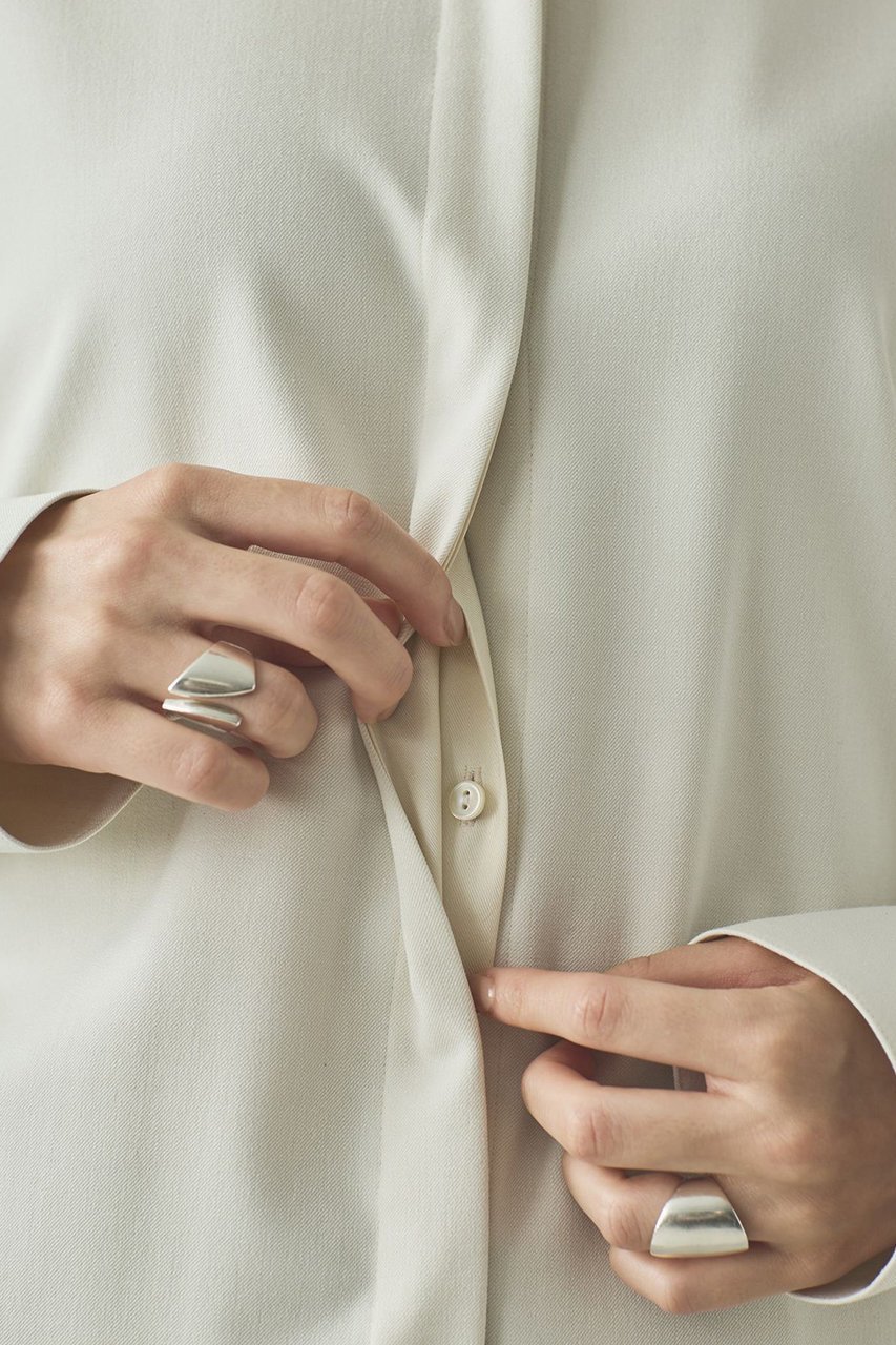 【カレンソロジー/Curensology】のウールライクストレッチシャツ 人気、トレンドファッション・服の通販 founy(ファニー) 　ファッション　Fashion　レディースファッション　Fashion for Women　トップス・カットソー　Cut & Sew Tops　シャツ・ブラウス・オフィスカジュアル　Elegant Blouses & Button-Ups　インナー　Innerwear　ストレッチ　Stretch, Stretchy Fabric　スリーブ　Sleeve, Long Sleeve / Short Sleeve　セットアップ　Set-Up, Coordinated Outfit　ツイル　Twist, Twisted Detail　ロング　Long, Long-Length　冬　Winter / This Winter　other-8|ID: prp329100004709340 ipo3291000000035596825