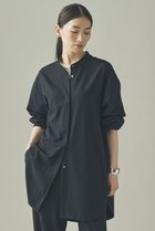 【カレンソロジー/Curensology】のウールライクストレッチシャツ ネイビー|ID: prp329100004709340 ipo3291000000036227675