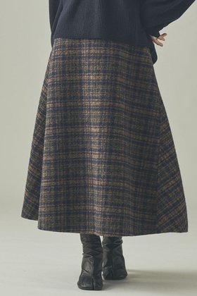 【カレンソロジー/Curensology】 〈C.S.G〉リバーチェックスカート人気、トレンドファッション・服の通販 founy(ファニー) ファッション Fashion レディースファッション Fashion for Women スカート Skirts ロングスカート Long Skirts / Maxi & Midi Skirts シンプル Simple, Minimal スウェット / スエット Sweatshirt, Sweatwear チェック Check, Plaid, Tartan フレア Flare, Flared ボンディング Bonding, Bonded Fabric ロング Long, Long-Length 再入荷 Restock / Back in Stock 無地 Plain, Solid Color |ID:prp329100004709342