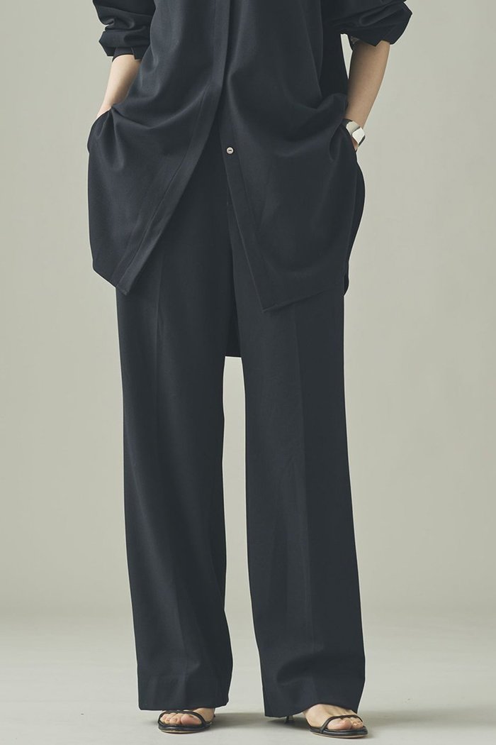 【カレンソロジー/Curensology】のウールライクストレッチパンツ インテリア・キッズ・メンズ・レディースファッション・服の通販 founy(ファニー) https://founy.com/ ファッション Fashion レディースファッション Fashion for Women パンツ Pants & Trousers おすすめ Recommended / Our Picks ストレッチ Stretch, Stretchy Fabric ストレート Straight, Straight Cut セットアップ Set-Up, Coordinated Outfit センター Center, Center Line ツイル Twist, Twisted Detail エレガント 上品 Elegant |ID: prp329100004709343 ipo3291000000036227700