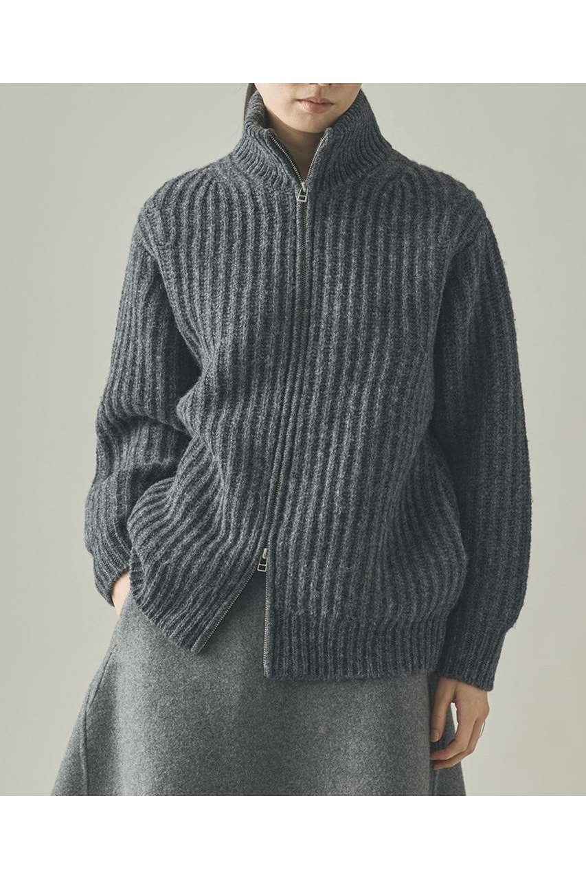 【カレンソロジー/Curensology】のアゼアミニットブルゾン 人気、トレンドファッション・服の通販 founy(ファニー) 　ファッション　Fashion　レディースファッション　Fashion for Women　アウター　Coat / Outerwear Collection　レディースジャケット・軽アウター　Jackets　ブルゾンジャケット・スポーティアウター　Blouson Jackets　おすすめ　Recommended / Our Picks　インナー　Innerwear　ジャケット　Jacket, Outerwear　タートル　Turtleneck, Turtle Collar　バランス　Balance, Style Balance　ブルゾン　Blouson, Bomber Jacket　ポケット　Pocket, Pocket Detail　エレガント 上品　Elegant　新作・新入荷　New Arrivals / New In　畦　Ribbed Knit　other-2|ID: prp329100004709346 ipo3291000000034016709