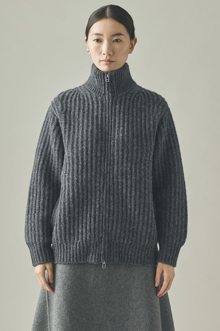 【カレンソロジー/Curensology】のアゼアミニットブルゾン 人気、トレンドファッション・服の通販 founy(ファニー) 　ファッション　Fashion　レディースファッション　Fashion for Women　アウター　Coat / Outerwear Collection　レディースジャケット・軽アウター　Jackets　ブルゾンジャケット・スポーティアウター　Blouson Jackets　おすすめ　Recommended / Our Picks　インナー　Innerwear　ジャケット　Jacket, Outerwear　タートル　Turtleneck, Turtle Collar　バランス　Balance, Style Balance　ブルゾン　Blouson, Bomber Jacket　ポケット　Pocket, Pocket Detail　エレガント 上品　Elegant　新作・新入荷　New Arrivals / New In　畦　Ribbed Knit　other-5|ID: prp329100004709346 ipo3291000000034016713