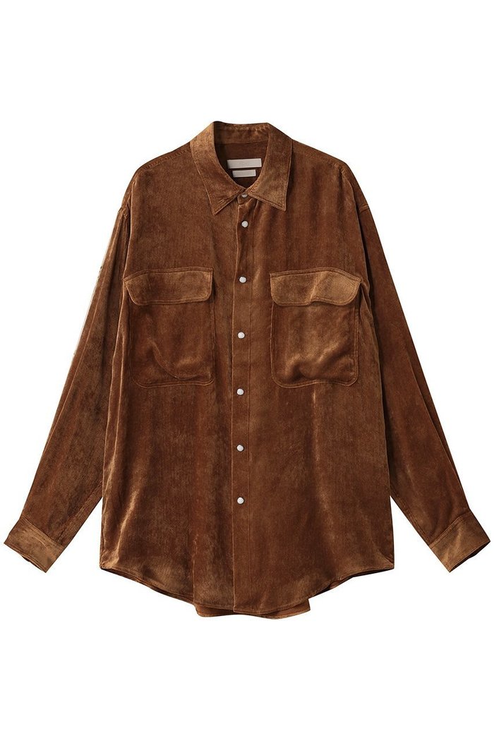 【ヨーク/YOKE / MEN】の【MEN】レーヨン コーデュロイ ウエスタン シャツ インテリア・キッズ・メンズ・レディースファッション・服の通販 founy(ファニー) https://founy.com/ ファッション Fashion メンズファッション Fashion for Men ウエスタン Western Style コーデュロイ Corduroy, Cord Fabric シンプル Simple, Minimal ジャカード／ジャガード Jacquard, Woven Pattern スリーブ Sleeve, Long Sleeve / Short Sleeve フラップ Flap, Flap Pocket ベルベット Velvet, Velvety ポケット Pocket, Pocket Detail リュクス Luxury, Elegant, High-End, Chic ロング Long, Long-Length 新作・新入荷 New Arrivals / New In |ID: prp329100004709352 ipo3291000000034016750