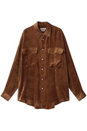 【ヨーク/YOKE / MEN】 【MEN】レーヨン コーデュロイ ウエスタン シャツ人気、トレンドファッション・服の通販 founy(ファニー) ファッション Fashion メンズファッション Fashion for Men ウエスタン Western Style コーデュロイ Corduroy, Cord Fabric シンプル Simple, Minimal ジャカード／ジャガード Jacquard, Woven Pattern スリーブ Sleeve, Long Sleeve / Short Sleeve フラップ Flap, Flap Pocket ベルベット Velvet, Velvety ポケット Pocket, Pocket Detail リュクス Luxury, Elegant, High-End, Chic ロング Long, Long-Length 新作・新入荷 New Arrivals / New In |ID:prp329100004709352