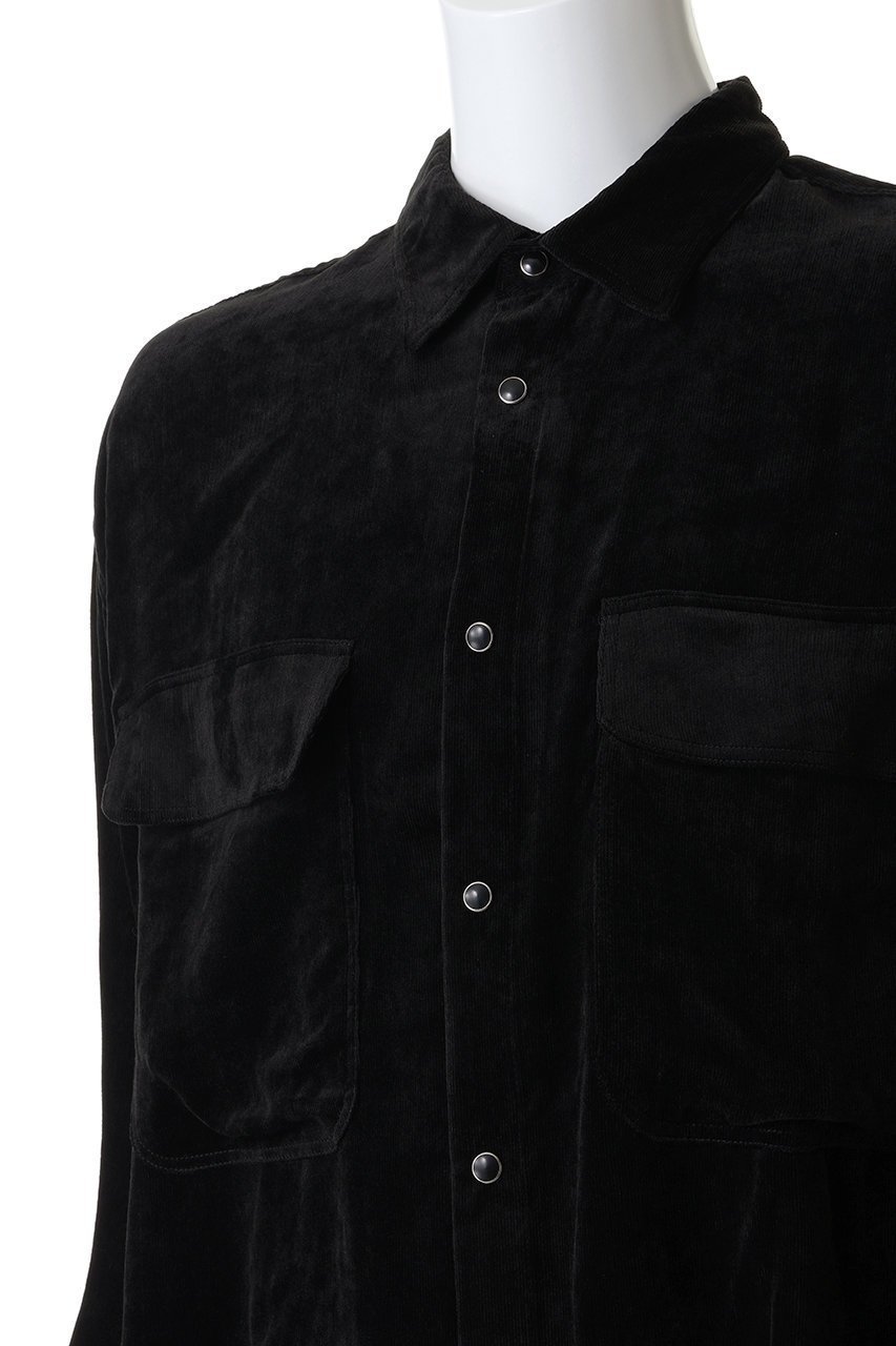 【ヨーク/YOKE / MEN】の【MEN】レーヨン コーデュロイ ウエスタン シャツ 人気、トレンドファッション・服の通販 founy(ファニー) 　ファッション　Fashion　メンズファッション　Fashion for Men　ウエスタン　Western Style　コーデュロイ　Corduroy, Cord Fabric　シンプル　Simple, Minimal　ジャカード／ジャガード　Jacquard, Woven Pattern　スリーブ　Sleeve, Long Sleeve / Short Sleeve　フラップ　Flap, Flap Pocket　ベルベット　Velvet, Velvety　ポケット　Pocket, Pocket Detail　リュクス　Luxury, Elegant, High-End, Chic　ロング　Long, Long-Length　新作・新入荷　New Arrivals / New In　other-5|ID: prp329100004709352 ipo3291000000034016759