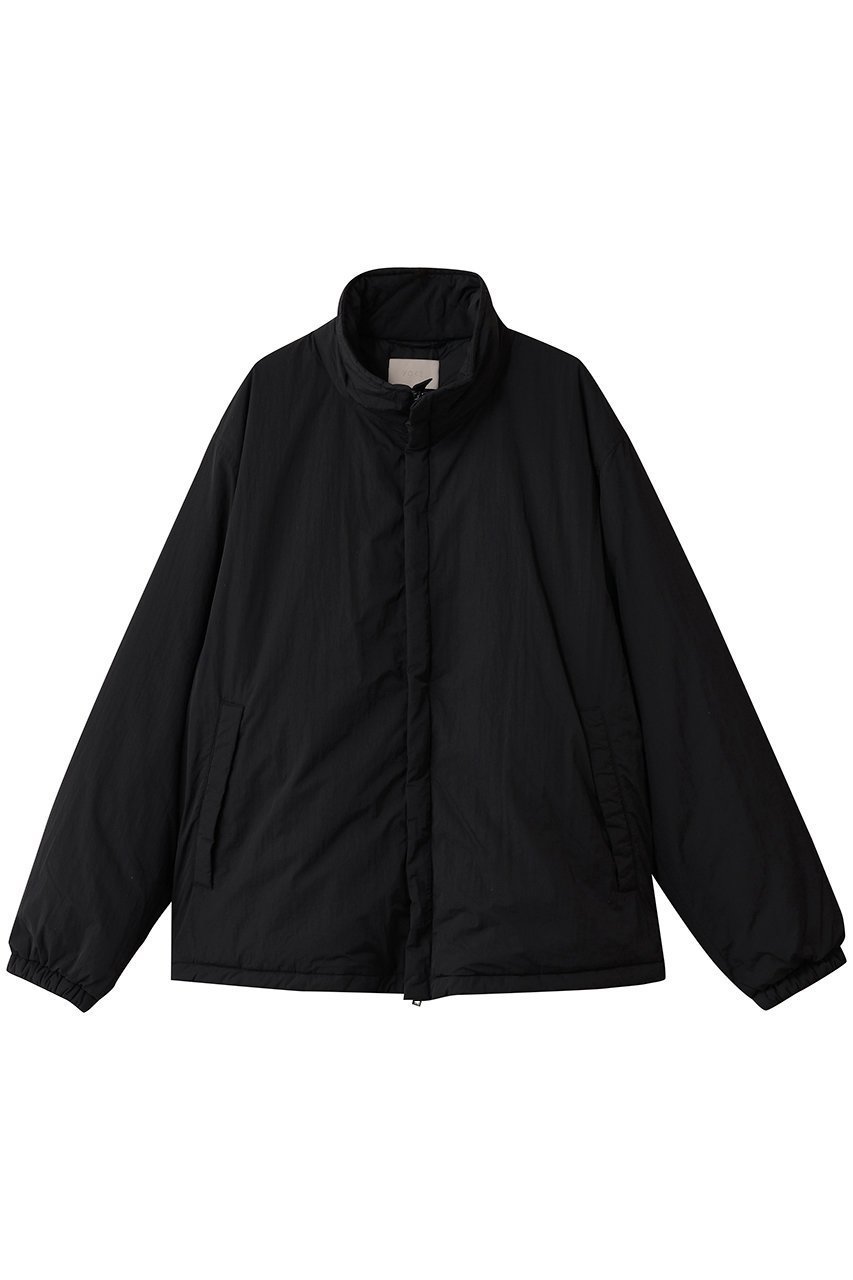 【ヨーク/YOKE / MEN】の【MEN】ナイロン パファー ブルゾン インテリア・キッズ・メンズ・レディースファッション・服の通販 founy(ファニー) 　ファッション　Fashion　メンズファッション　Fashion for Men　シャンブレー　Chambray, Denim-Like Fabric　ジャケット　Jacket, Outerwear　スタイリッシュ　Stylish, Fashionable　ブルゾン　Blouson, Bomber Jacket　メタリック　Metallic, Shiny Finish　定番　Standard, Basic Item　新作・新入荷　New Arrivals / New In　ブラック|ID: prp329100004709361 ipo3291000000034016848