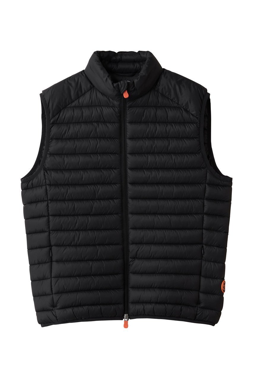 【セイブ ザ ダック/SAVE THE DUCK / MEN】の【MEN】ADAM D82410M GIGA N.O.S./キルティングベスト インテリア・キッズ・メンズ・レディースファッション・服の通販 founy(ファニー) ファッション Fashion メンズファッション Fashion for Men オレンジ Orange キルティング Quilted, Quilting シンプル Simple, Minimal ジャケット Jacket, Outerwear スタイリッシュ Stylish, Fashionable スタンド Stand Collar, Upright Stand スリム Slim, Slim Fit パッチ Patch, Appliqué フィット Fit, Slim Fit ベスト Vest, Waistcoat ワーク Workwear, Utility Style ブラック|ID: prp329100004709363 ipo3291000000035832260