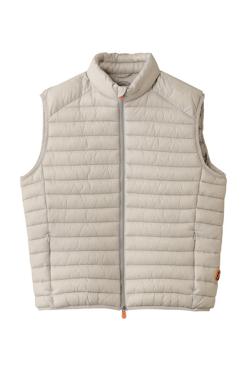 【セイブ ザ ダック/SAVE THE DUCK / MEN】の【MEN】ADAM D82410M GIGA N.O.S./キルティングベスト インテリア・キッズ・メンズ・レディースファッション・服の通販 founy(ファニー) ファッション Fashion メンズファッション Fashion for Men オレンジ Orange キルティング Quilted, Quilting シンプル Simple, Minimal ジャケット Jacket, Outerwear スタイリッシュ Stylish, Fashionable スタンド Stand Collar, Upright Stand スリム Slim, Slim Fit パッチ Patch, Appliqué フィット Fit, Slim Fit ベスト Vest, Waistcoat ワーク Workwear, Utility Style レイニーベージュ|ID: prp329100004709363 ipo3291000000035832262