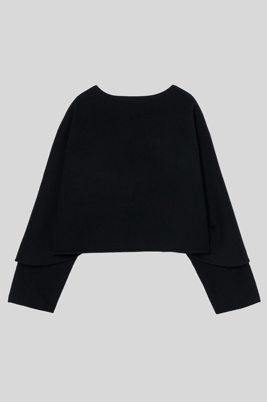 【イロット/IIROT】のダブル クロス ケープ インテリア・キッズ・メンズ・レディースファッション・服の通販 founy(ファニー) 　ファッション　Fashion　レディースファッション　Fashion for Women　ストール　Soft & Warm Scarves　マフラー・スヌード / 冬小物の定番　Scarves & Mufflers　ウォーム　Warm Fabric　コンパクト　Compact, Small Size　ストール　Stole, Wrap　ダブル　Double, Double-Breasted　ドレープ　Drape, Draping Fabric　ボレロ　Bolero, Short Cardigan　マフラー　Scarf, Muffler　ブラック|ID: prp329100004709380 ipo3291000000034980965