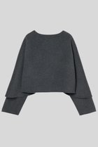 【イロット/IIROT】のダブル クロス ケープ ミドル グレー|ID: prp329100004709380 ipo3291000000036244892