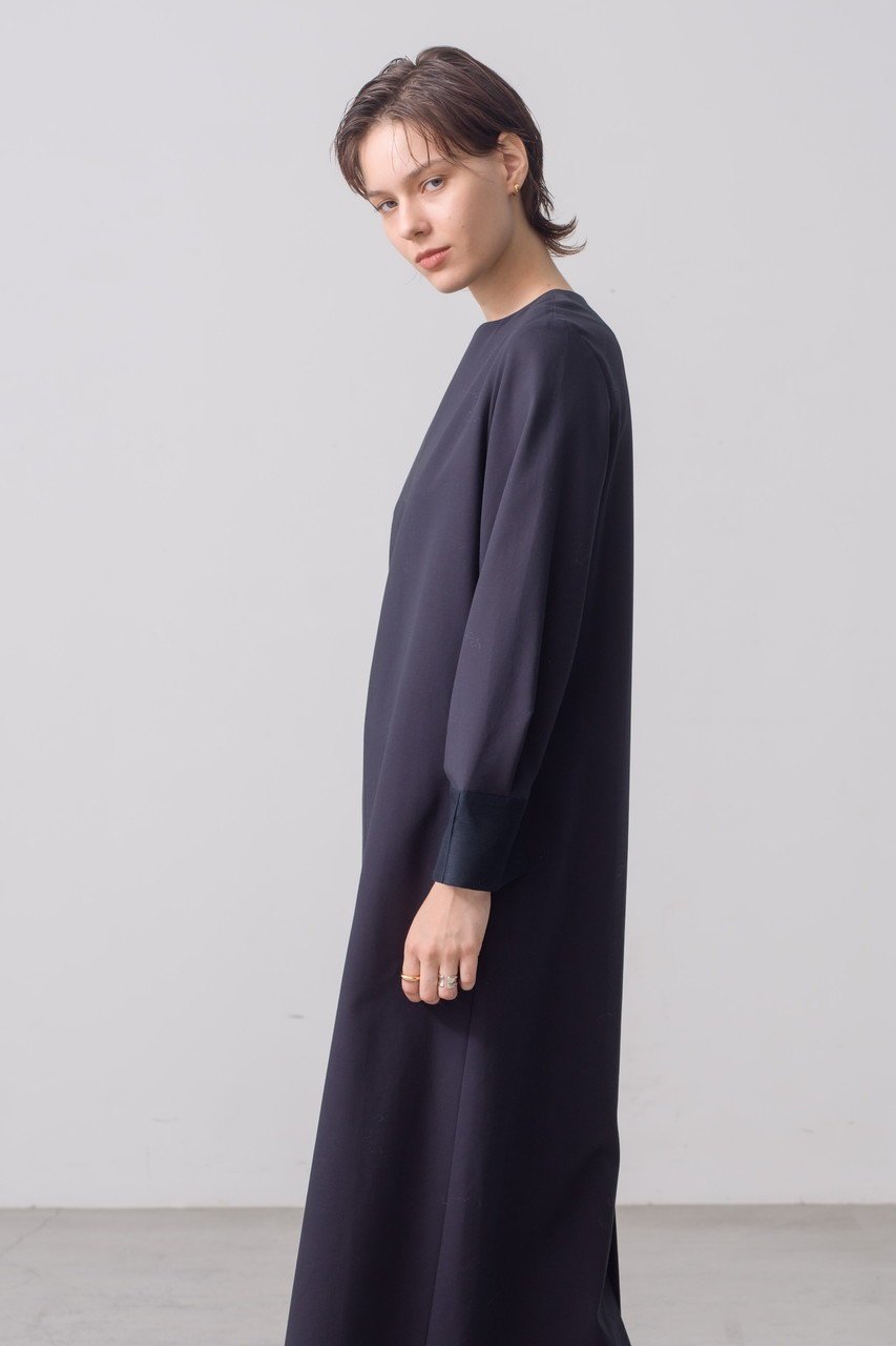 【エブール/ebure】の【店舗限定】ボイルダブルクロス Iラインワンピース 人気、トレンドファッション・服の通販 founy(ファニー) 　ファッション　Fashion　レディースファッション　Fashion for Women　ワンピース　Dresses　チュニック　Tunic Tops & Dresses　おすすめ　Recommended / Our Picks　アクセサリー　Fashion Accessories　オケージョン　Occasion Wear　カフス　Cuff Design　シルク　Silk, 100% Silk　チュニック　Tunic, Long Top　ネックレス　Necklace, Pendant Necklace　エレガント 上品　Elegant　other-7|ID: prp329100004709381 ipo3291000000034079175