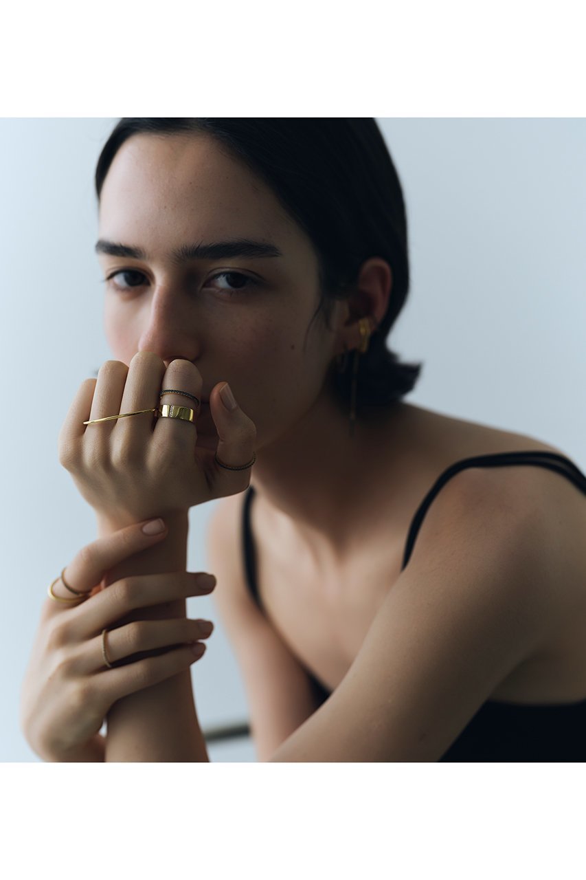 【プラス ヴァンドーム/Plus Vendome】のFINELINETATTOO リング 人気、トレンドファッション・服の通販 founy(ファニー) 　ファッション　Fashion　レディースファッション　Fashion for Women　イエロー　Yellow　クリスタル　Crystal, Swarovski　コレクション　Collection, Seasonal Line　コーティング　Coating, Coated Finish　シンプル　Simple, Minimal　スタイリッシュ　Stylish, Fashionable　プレート　Plate, Dish　メタル　Metal, Metal Parts　モダン　Modern, Contemporary　モチーフ　Motif, Design Theme　other-8|ID: prp329100004710673 ipo3291000000035617101