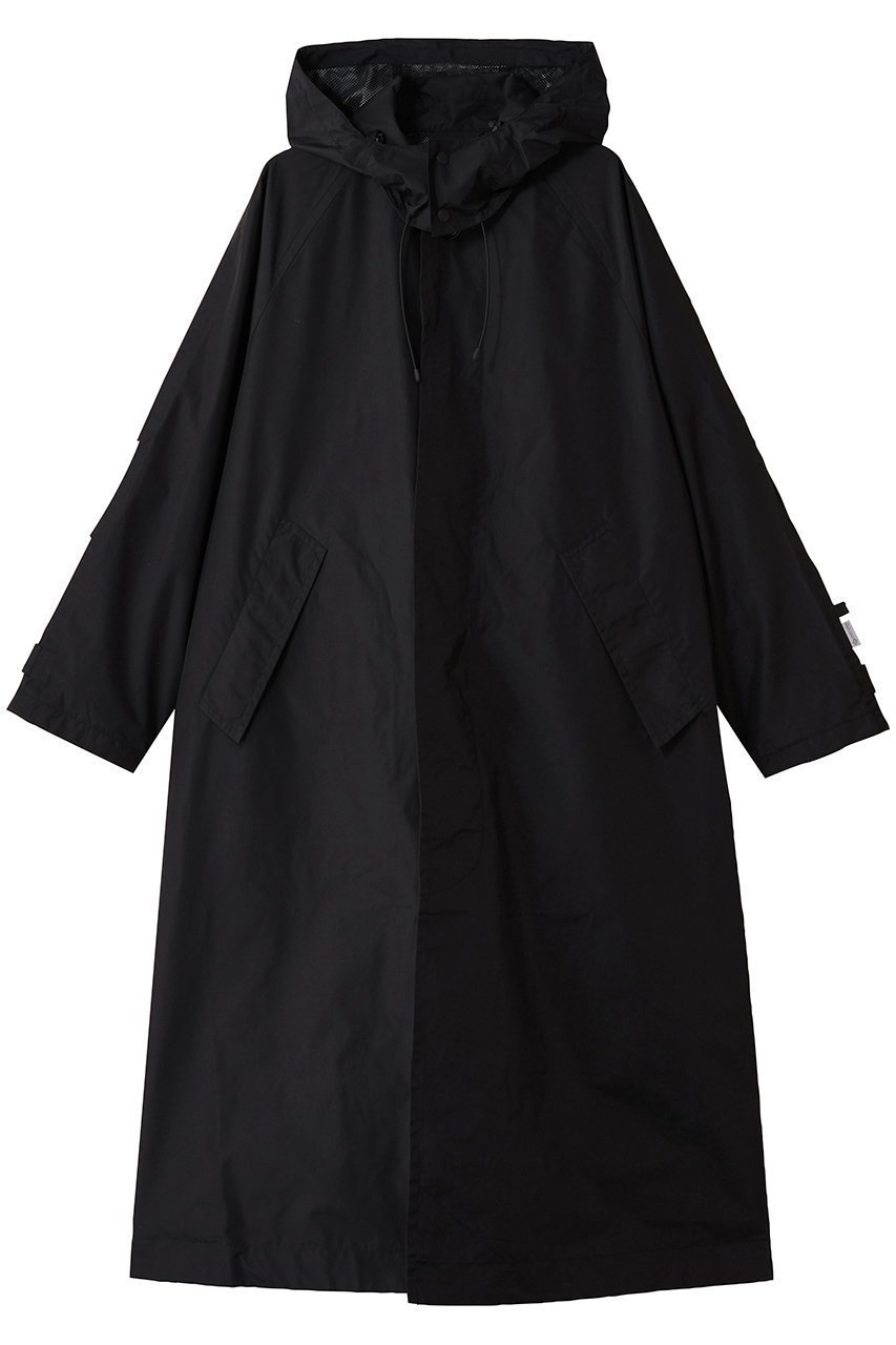 【ダイワ ピアサーティナイン/DAIWA PIER39】のW s WINDSTOPPER TECH BALMACAAN RAIN COAT インテリア・キッズ・メンズ・レディースファッション・服の通販 founy(ファニー) 　ファッション　Fashion　レディースファッション　Fashion for Women　アウター　Coat / Outerwear Collection　コート・ロングコート・ピーコート　Long Coats, Peacoats & More　スポーツウェア　Functional & Stylish Sportswear　スポーツ アウター　Sports Outerwear / Running Jacket / Windbreaker　インナー　Innerwear　シンプル　Simple, Minimal　スポーツ　Sports, Activewear　プリーツ　Pleats, Pleated　ポケット　Pocket, Pocket Detail　ミリタリー　Military, Army Style　新作・新入荷　New Arrivals / New In　ブラック|ID: prp329100004710674 ipo3291000000034027424