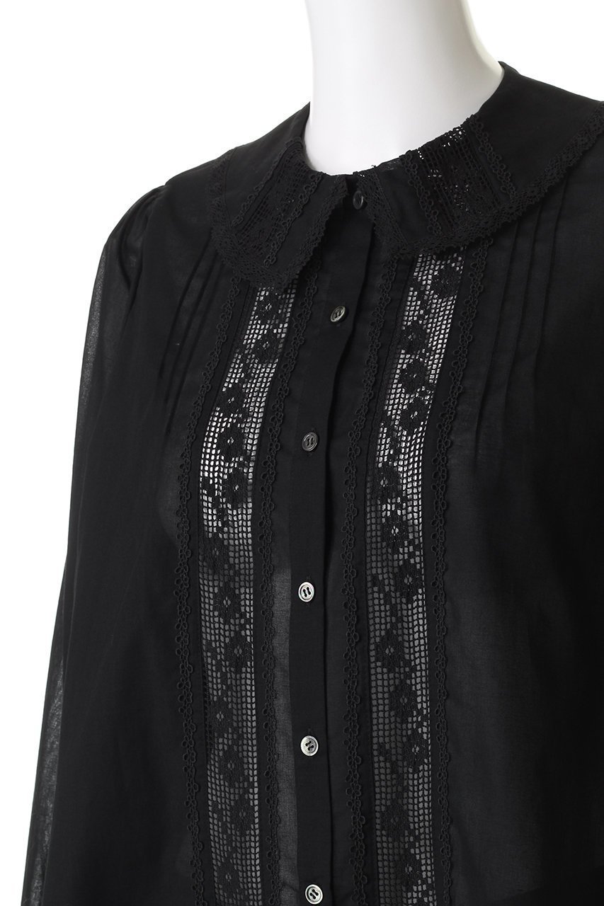 【ビリティス ディセッタン/Bilitis dix-sept ans】のレースシャツブラウス 人気、トレンドファッション・服の通販 founy(ファニー) 　ファッション　Fashion　レディースファッション　Fashion for Women　トップス・カットソー　Cut & Sew Tops　シャツ・ブラウス・オフィスカジュアル　Elegant Blouses & Button-Ups　インナー　Innerwear　カーディガン　Cardigan, Knitwear　シンプル　Simple, Minimal　ジャケット　Jacket, Outerwear　スリーブ　Sleeve, Long Sleeve / Short Sleeve　レース　Lace, Lace Fabric　ロング　Long, Long-Length　エレガント 上品　Elegant　新作・新入荷　New Arrivals / New In　other-5|ID: prp329100004710677 ipo3291000000034027459