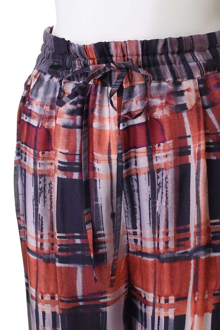【サクラ/SACRA】のブラッシュペインティングプレイドパンツ 人気、トレンドファッション・服の通販 founy(ファニー) 　ファッション　Fashion　レディースファッション　Fashion for Women　パンツ　Pants & Trousers　チェック　Check, Plaid, Tartan　ドレープ　Drape, Draping Fabric　モダン　Modern, Contemporary　リラックス　Relax, Relaxed Fit　ワイド　Wide, Wide Fit　新作・新入荷　New Arrivals / New In　other-5|ID: prp329100004710678 ipo3291000000034027465
