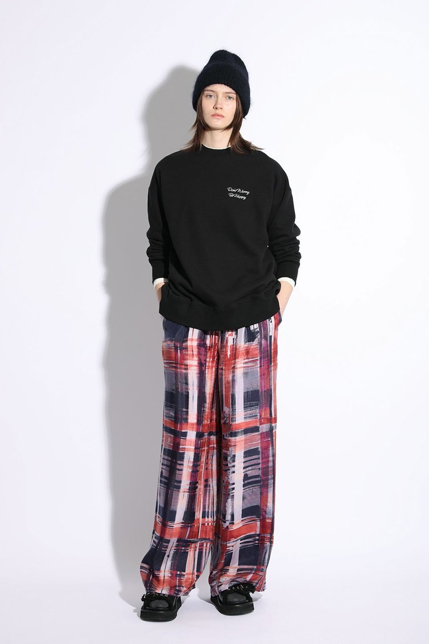 【サクラ/SACRA】のブラッシュペインティングプレイドパンツ 人気、トレンドファッション・服の通販 founy(ファニー) 　ファッション　Fashion　レディースファッション　Fashion for Women　パンツ　Pants & Trousers　チェック　Check, Plaid, Tartan　ドレープ　Drape, Draping Fabric　モダン　Modern, Contemporary　リラックス　Relax, Relaxed Fit　ワイド　Wide, Wide Fit　新作・新入荷　New Arrivals / New In　other-6|ID: prp329100004710678 ipo3291000000034027466