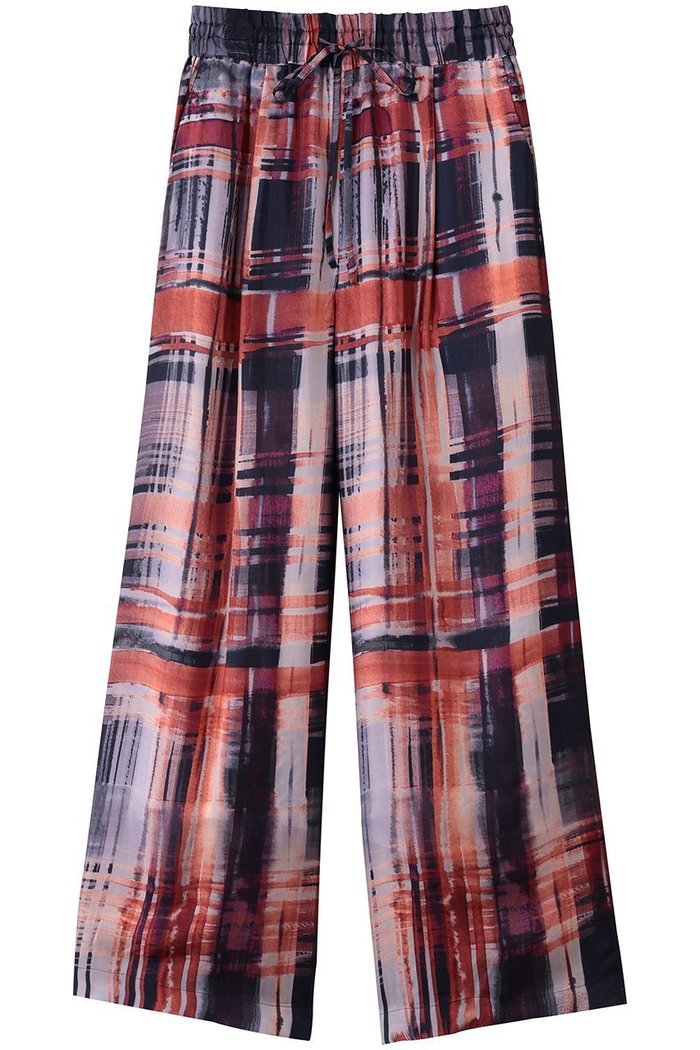 【サクラ/SACRA】のブラッシュペインティングプレイドパンツ インテリア・キッズ・メンズ・レディースファッション・服の通販 founy(ファニー) https://founy.com/ ファッション Fashion レディースファッション Fashion for Women パンツ Pants & Trousers チェック Check, Plaid, Tartan ドレープ Drape, Draping Fabric モダン Modern, Contemporary リラックス Relax, Relaxed Fit ワイド Wide, Wide Fit |ID: prp329100004710678 ipo3291000000035759796