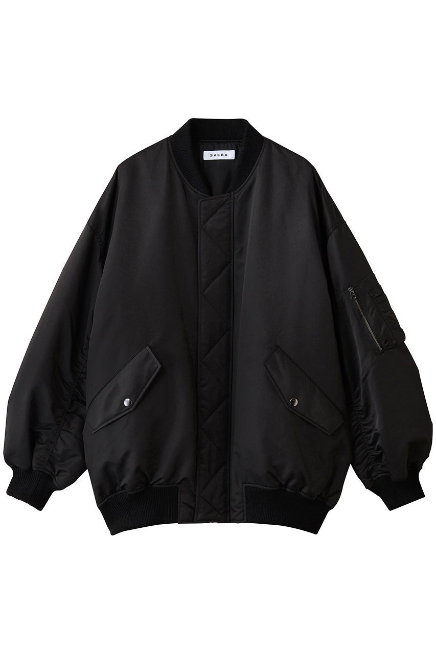 【サクラ/SACRA】のプレミアムハイカウントツイルブルゾン インテリア・キッズ・メンズ・レディースファッション・服の通販 founy(ファニー) 　ファッション　Fashion　レディースファッション　Fashion for Women　アウター　Coat / Outerwear Collection　レディースジャケット・軽アウター　Jackets　ブルゾンジャケット・スポーティアウター　Blouson Jackets　クラシカル　Classical, Vintage-Inspired　ジャケット　Jacket, Outerwear　ツイル　Twist, Twisted Detail　ブルゾン　Blouson, Bomber Jacket　メンズ　Men's, Menswear　ヴィンテージ　Vintage Style　新作・新入荷　New Arrivals / New In　ブラック|ID: prp329100004710679 ipo3291000000034027471