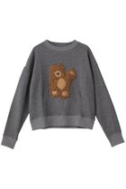 【ミュベール/MUVEIL】のクマ裏毛プルオーバー グレー|ID:prp329100004710680