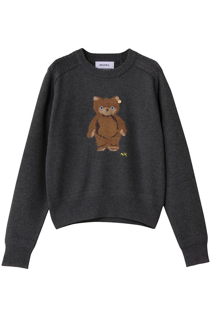 【ミュベール/MUVEIL】のクマインターシャプルオーバー インテリア・キッズ・メンズ・レディースファッション・服の通販 founy(ファニー) https://founy.com/ ファッション Fashion レディースファッション Fashion for Women トップス・カットソー Cut & Sew Tops ニット Knit Tops & Sweaters カジュアルプルオーバー・ニットトップス Pullovers & Knit Tops / Casual Pullovers おすすめ Recommended / Our Picks コイン Coin, Coin Design コレクション Collection, Seasonal Line ブランケット Blanket, Throw Blanket モチーフ Motif, Design Theme ヴィンテージ Vintage Style 新作・新入荷 New Arrivals / New In |ID: prp329100004710681 ipo3291000000034027486
