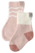 【ベアフットドリームス/BAREFOOT DREAMS / KIDS】の【Baby】コージーシックライト ボーダー柄 ベビー ソックス 2足セット ピンク|ID: prp329100004710693 ipo3291000000034027574