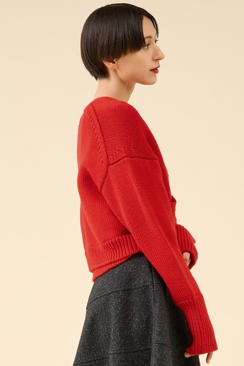 【マルティニーク/martinique】のローゲージウールカーディガン(アンサンブル可) 人気、トレンドファッション・服の通販 founy(ファニー) 　ファッション　Fashion　レディースファッション　Fashion for Women　トップス・カットソー　Cut & Sew Tops　ニット　Knit Tops & Sweaters　カーディガン・羽織り　Layered Style Cardigans　アンサンブルニット　Knit Ensembles & Twin Sets　おすすめ　Recommended / Our Picks　アクセサリー　Fashion Accessories　アンサンブル　Ensemble Set　カーディガン　Cardigan, Knitwear　コンパクト　Compact, Small Size　ショート　Short, Short Length　バランス　Balance, Style Balance　other-2|ID: prp329100004710697 ipo3291000000035549815