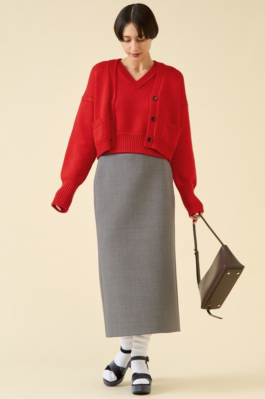 【マルティニーク/martinique】のローゲージウールカーディガン(アンサンブル可) 人気、トレンドファッション・服の通販 founy(ファニー) 　ファッション　Fashion　レディースファッション　Fashion for Women　トップス・カットソー　Cut & Sew Tops　ニット　Knit Tops & Sweaters　カーディガン・羽織り　Layered Style Cardigans　アンサンブルニット　Knit Ensembles & Twin Sets　おすすめ　Recommended / Our Picks　アクセサリー　Fashion Accessories　アンサンブル　Ensemble Set　カーディガン　Cardigan, Knitwear　コンパクト　Compact, Small Size　ショート　Short, Short Length　バランス　Balance, Style Balance　other-5|ID: prp329100004710697 ipo3291000000035549818