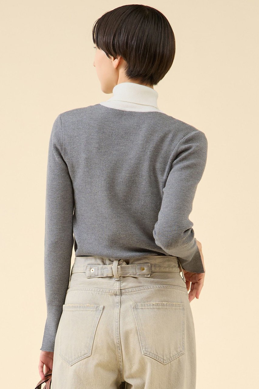 【マルティニーク/martinique】のウールリブスタンドカラー 人気、トレンドファッション・服の通販 founy(ファニー) 　ファッション　Fashion　レディースファッション　Fashion for Women　トップス・カットソー　Cut & Sew Tops　ニット　Knit Tops & Sweaters　カジュアルプルオーバー・ニットトップス　Pullovers & Knit Tops / Casual Pullovers　おすすめ　Recommended / Our Picks　シンプル　Simple, Minimal　フィット　Fit, Slim Fit　人気　Popular, Best Seller　新作・新入荷　New Arrivals / New In　other-3|ID: prp329100004710703 ipo3291000000034027644