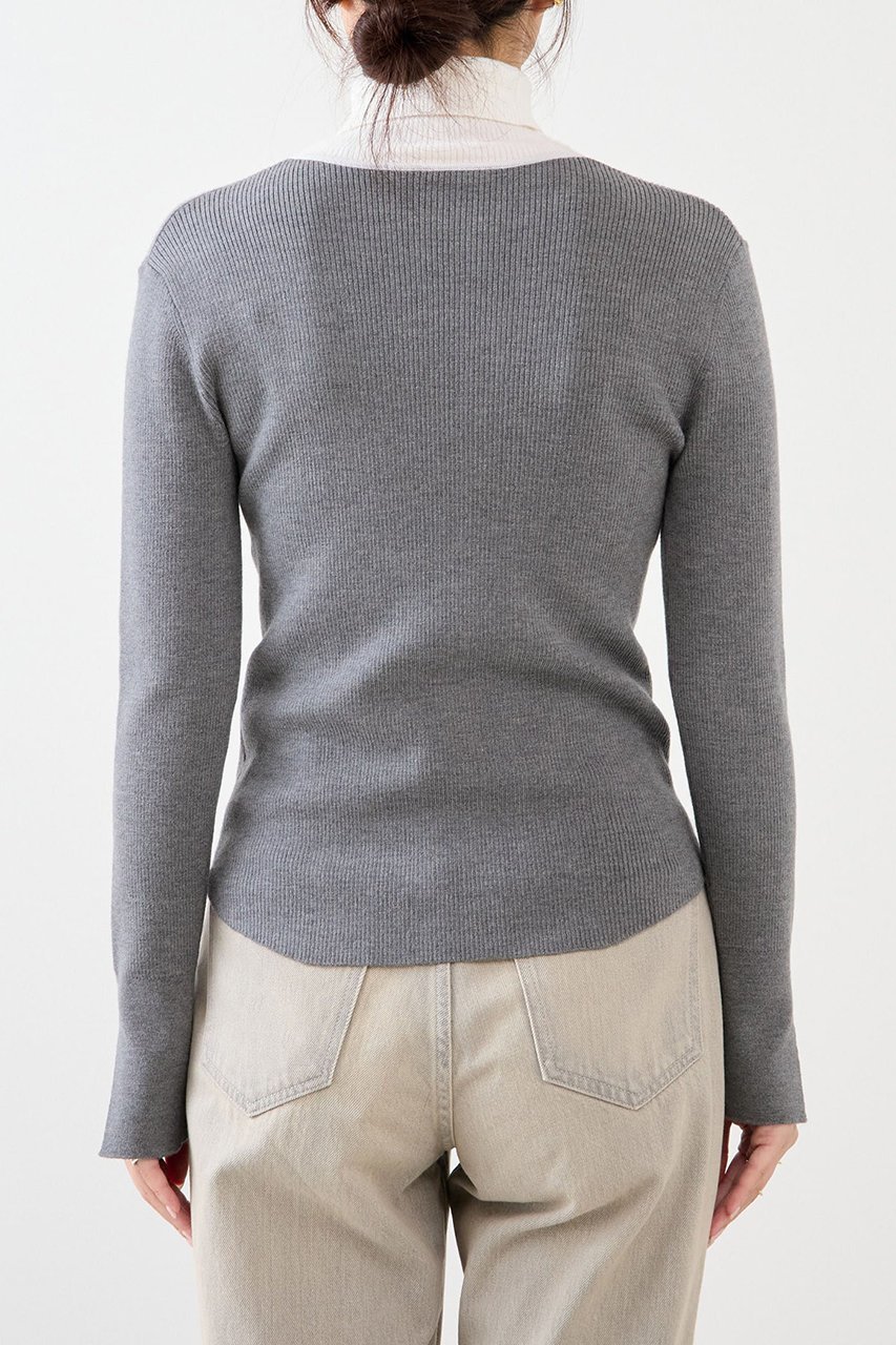 【マルティニーク/martinique】のウールリブスタンドカラー 人気、トレンドファッション・服の通販 founy(ファニー) 　ファッション　Fashion　レディースファッション　Fashion for Women　トップス・カットソー　Cut & Sew Tops　ニット　Knit Tops & Sweaters　カジュアルプルオーバー・ニットトップス　Pullovers & Knit Tops / Casual Pullovers　おすすめ　Recommended / Our Picks　シンプル　Simple, Minimal　フィット　Fit, Slim Fit　人気　Popular, Best Seller　新作・新入荷　New Arrivals / New In　other-8|ID: prp329100004710703 ipo3291000000034027650