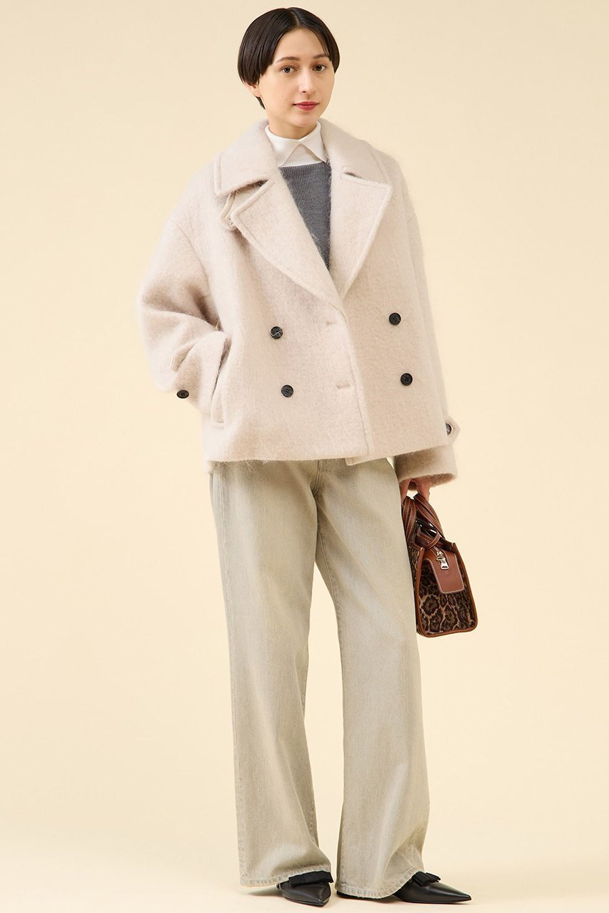 【マルティニーク/martinique】のシャギーピーコート 人気、トレンドファッション・服の通販 founy(ファニー) 　ファッション　Fashion　レディースファッション　Fashion for Women　アウター　Coat / Outerwear Collection　コート・ロングコート・ピーコート　Long Coats, Peacoats & More　おすすめ　Recommended / Our Picks　クラシック　Classic, Timeless Style　ショート　Short, Short Length　ビッグ　Big, Oversized　エレガント 上品　Elegant　定番　Standard, Basic Item　新作・新入荷　New Arrivals / New In　other-4|ID: prp329100004710707 ipo3291000000034027677