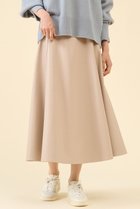 【マルティニーク/martinique】のフェイクレザーフレアスカート ベージュ|ID: prp329100004710708 ipo3291000000036135213