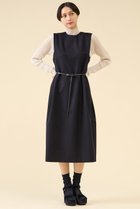 【マルティニーク/martinique】のフラノワンピース ネイビー|ID: prp329100004710713 ipo3291000000036049689