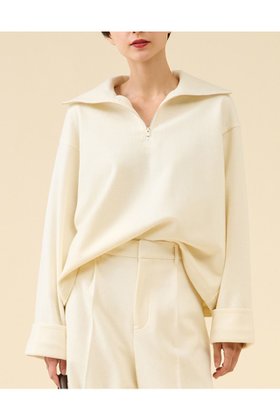 【マルティニーク/martinique】のウールジャージープルオーバー(セットアップ可) 人気、トレンドファッション・服の通販 founy(ファニー) ファッション Fashion レディースファッション Fashion for Women トップス・カットソー Cut & Sew Tops シャツ・ブラウス・オフィスカジュアル Elegant Blouses & Button-Ups ロングTシャツ・Tシャツ Longline T-Shirts & Tees カジュアルプルオーバー・ニットトップス Pullovers & Knit Tops / Casual Pullovers カットソー・ベーシックTシャツ Cut-and-Sewn Tops / Stretch Tees & Basics おすすめ Recommended / Our Picks スリーブ Sleeve, Long Sleeve / Short Sleeve セットアップ Set-Up, Coordinated Outfit トレンド Trend, Trending Now ブルゾン Blouson, Bomber Jacket ロング Long, Long-Length 今季 This Season, Current Season 新作・新入荷 New Arrivals / New In |ID:prp329100004710715