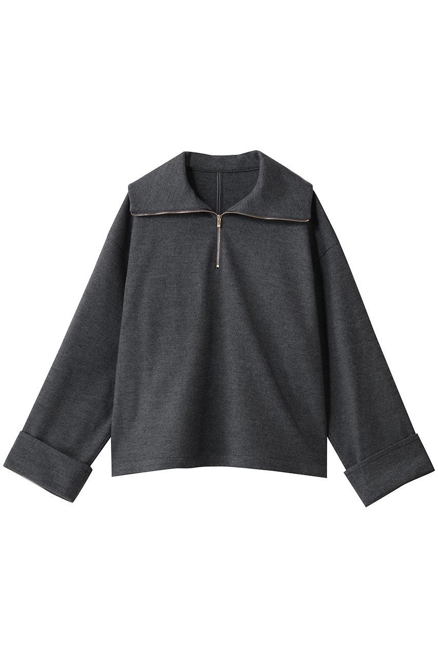 【マルティニーク/martinique】のウールジャージープルオーバー(セットアップ可) インテリア・キッズ・メンズ・レディースファッション・服の通販 founy(ファニー) ファッション Fashion レディースファッション Fashion for Women トップス・カットソー Cut & Sew Tops シャツ・ブラウス・オフィスカジュアル Elegant Blouses & Button-Ups ロングTシャツ・Tシャツ Longline T-Shirts & Tees カジュアルプルオーバー・ニットトップス Pullovers & Knit Tops / Casual Pullovers カットソー・ベーシックTシャツ Cut-and-Sewn Tops / Stretch Tees & Basics おすすめ Recommended / Our Picks スリーブ Sleeve, Long Sleeve / Short Sleeve セットアップ Set-Up, Coordinated Outfit トレンド Trend, Trending Now ブルゾン Blouson, Bomber Jacket ロング Long, Long-Length 今季 This Season, Current Season 新作・新入荷 New Arrivals / New In グレー|ID: prp329100004710715 ipo3291000000034495428