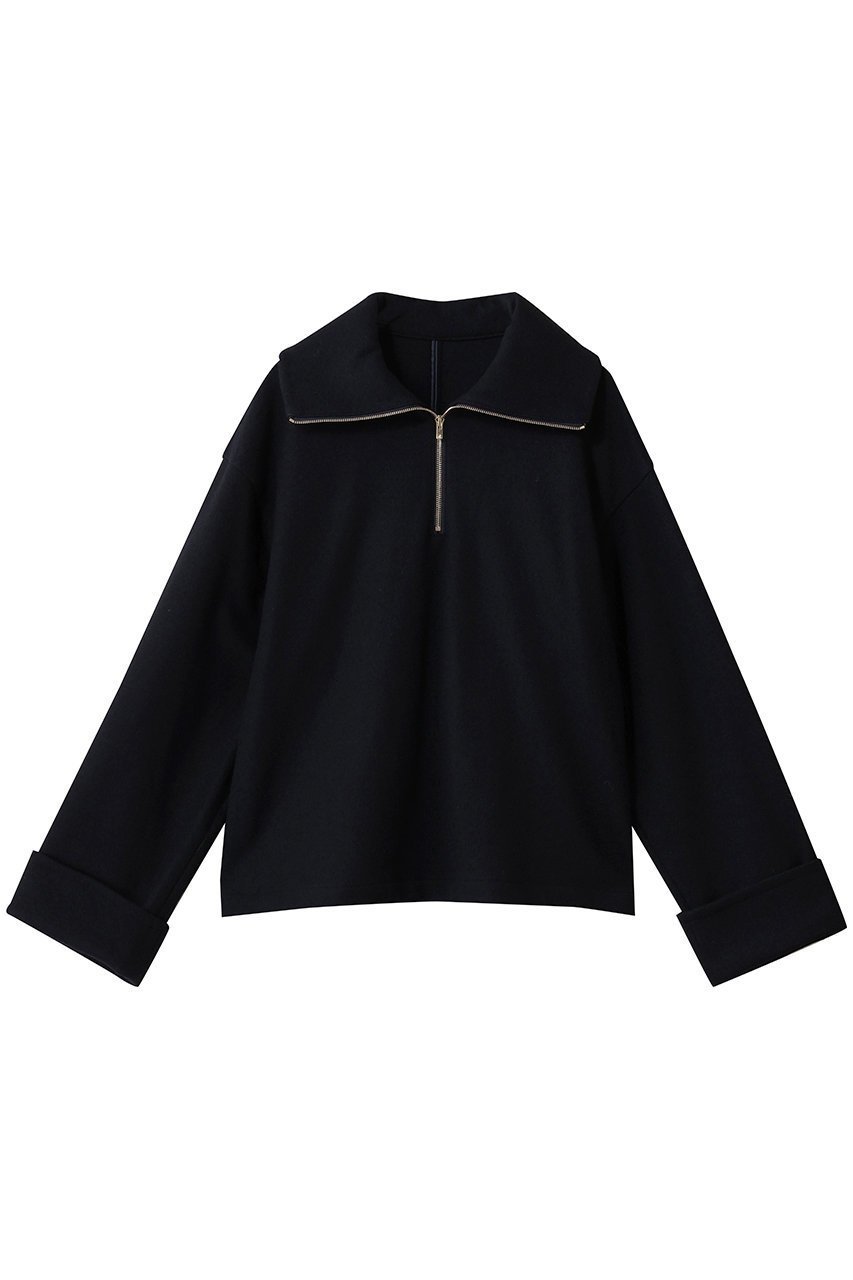 【マルティニーク/martinique】のウールジャージープルオーバー(セットアップ可) インテリア・キッズ・メンズ・レディースファッション・服の通販 founy(ファニー) ファッション Fashion レディースファッション Fashion for Women トップス・カットソー Cut & Sew Tops シャツ・ブラウス・オフィスカジュアル Elegant Blouses & Button-Ups ロングTシャツ・Tシャツ Longline T-Shirts & Tees カジュアルプルオーバー・ニットトップス Pullovers & Knit Tops / Casual Pullovers カットソー・ベーシックTシャツ Cut-and-Sewn Tops / Stretch Tees & Basics おすすめ Recommended / Our Picks スリーブ Sleeve, Long Sleeve / Short Sleeve セットアップ Set-Up, Coordinated Outfit トレンド Trend, Trending Now ブルゾン Blouson, Bomber Jacket ロング Long, Long-Length 今季 This Season, Current Season 新作・新入荷 New Arrivals / New In ネイビー|ID: prp329100004710715 ipo3291000000034495429