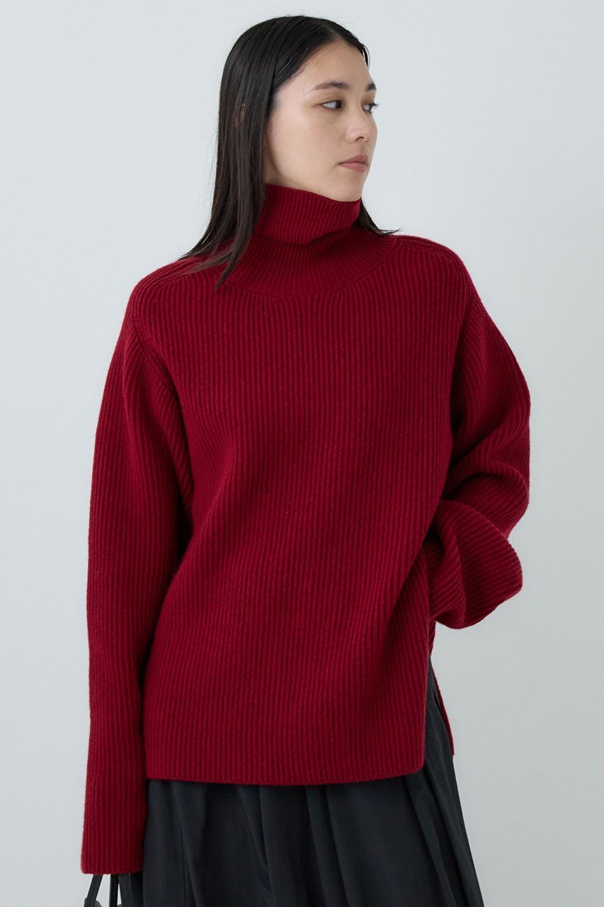 【カオス/Chaos】のリズニット インテリア・キッズ・メンズ・レディースファッション・服の通販 founy(ファニー) 　ファッション　Fashion　レディースファッション　Fashion for Women　トップス・カットソー　Cut & Sew Tops　ニット　Knit Tops & Sweaters　カジュアルプルオーバー・ニットトップス　Pullovers & Knit Tops / Casual Pullovers　ショルダー　Shoulder, Shoulder Strap　スリット　Slit, Slit Detail　畦　Ribbed Knit　バーガンディー|ID: prp329100004710731 ipo3291000000035759856