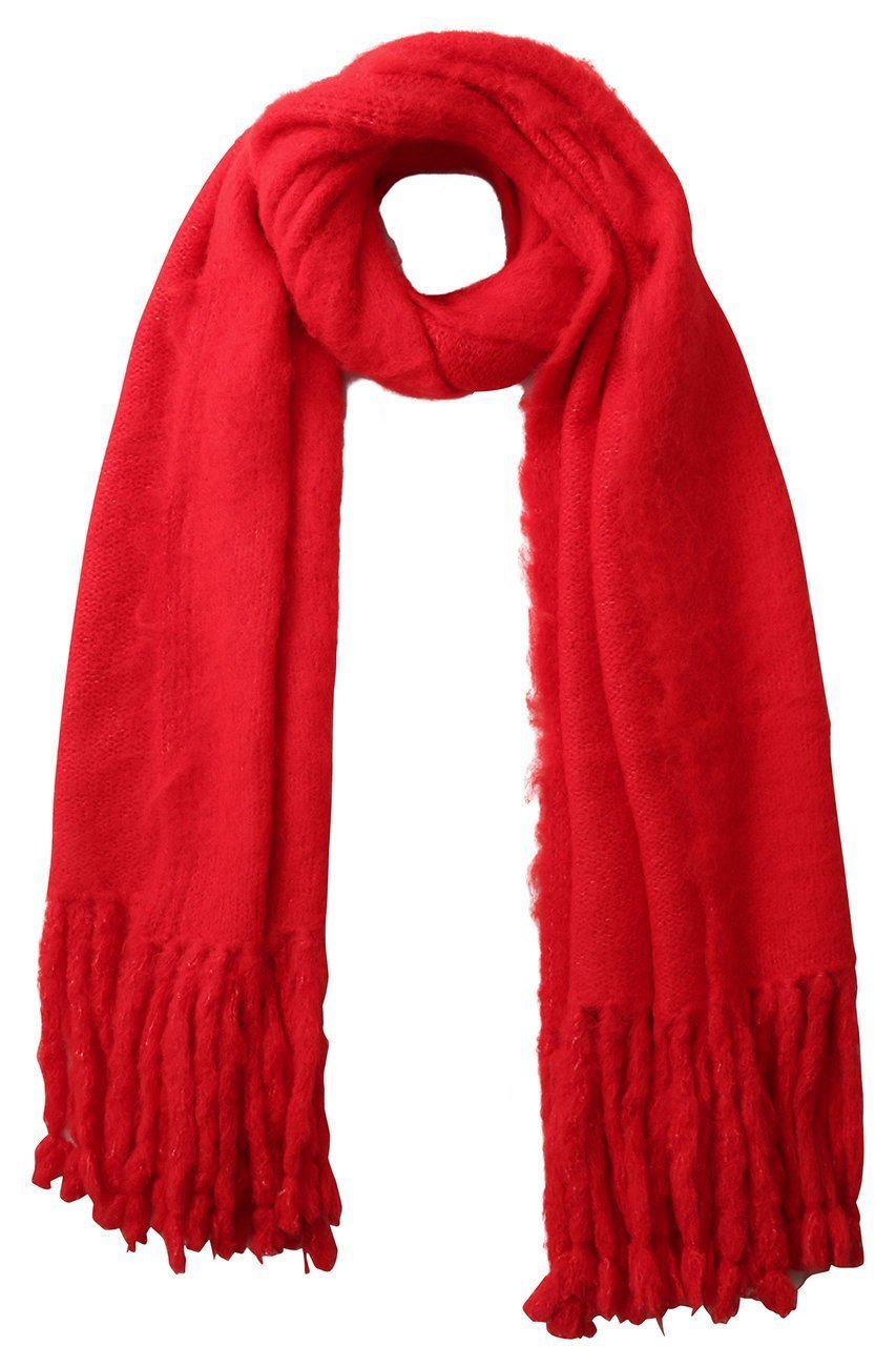 【スリー ドッツ/three dots】のキャンディークラウド マフラー インテリア・キッズ・メンズ・レディースファッション・服の通販 founy(ファニー) 　ファッション　Fashion　レディースファッション　Fashion for Women　ストール　Soft & Warm Scarves　マフラー・スヌード / 冬小物の定番　Scarves & Mufflers　ストール　Stole, Wrap　フリンジ　Fringe, Tassel　ベーシック　Basic, Essential　マフラー　Scarf, Muffler　防寒　Cold Protection, Winter-Ready　レッド|ID: prp329100004710737 ipo3291000000034027898