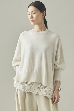 【カレンソロジー/Curensology】 ハイゲージレースニットプルオーバー人気、トレンドファッション・服の通販 founy(ファニー) ファッション Fashion レディースファッション Fashion for Women トップス・カットソー Cut & Sew Tops ニット Knit Tops & Sweaters ベスト&ジレ / 重ね着スタイル Vests & Gilets カジュアルプルオーバー・ニットトップス Pullovers & Knit Tops / Casual Pullovers おすすめ Recommended / Our Picks キャミソール Camisole, Spaghetti Strap Top スリット Slit, Slit Detail フィット Fit, Slim Fit フラワー Flower, Floral モチーフ Motif, Design Theme レース Lace, Lace Fabric ワイド Wide, Wide Fit 新作・新入荷 New Arrivals / New In |ID:prp329100004710751