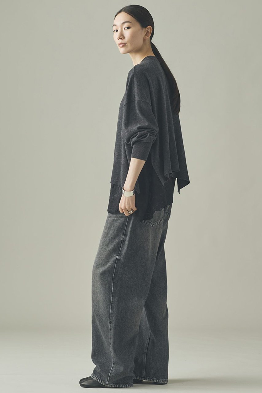 【カレンソロジー/Curensology】のハイゲージレースニットプルオーバー 人気、トレンドファッション・服の通販 founy(ファニー) 　ファッション　Fashion　レディースファッション　Fashion for Women　トップス・カットソー　Cut & Sew Tops　ニット　Knit Tops & Sweaters　ベスト&ジレ / 重ね着スタイル　Vests & Gilets　カジュアルプルオーバー・ニットトップス　Pullovers & Knit Tops / Casual Pullovers　おすすめ　Recommended / Our Picks　キャミソール　Camisole, Spaghetti Strap Top　スリット　Slit, Slit Detail　フィット　Fit, Slim Fit　フラワー　Flower, Floral　モチーフ　Motif, Design Theme　レース　Lace, Lace Fabric　ワイド　Wide, Wide Fit　新作・新入荷　New Arrivals / New In　other-6|ID: prp329100004710751 ipo3291000000034028009
