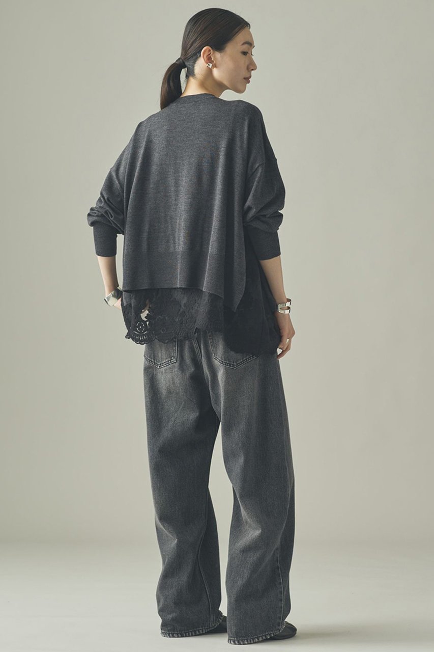 【カレンソロジー/Curensology】のハイゲージレースニットプルオーバー 人気、トレンドファッション・服の通販 founy(ファニー) 　ファッション　Fashion　レディースファッション　Fashion for Women　トップス・カットソー　Cut & Sew Tops　ニット　Knit Tops & Sweaters　ベスト&ジレ / 重ね着スタイル　Vests & Gilets　カジュアルプルオーバー・ニットトップス　Pullovers & Knit Tops / Casual Pullovers　おすすめ　Recommended / Our Picks　キャミソール　Camisole, Spaghetti Strap Top　スリット　Slit, Slit Detail　フィット　Fit, Slim Fit　フラワー　Flower, Floral　モチーフ　Motif, Design Theme　レース　Lace, Lace Fabric　ワイド　Wide, Wide Fit　新作・新入荷　New Arrivals / New In　other-7|ID: prp329100004710751 ipo3291000000034028011