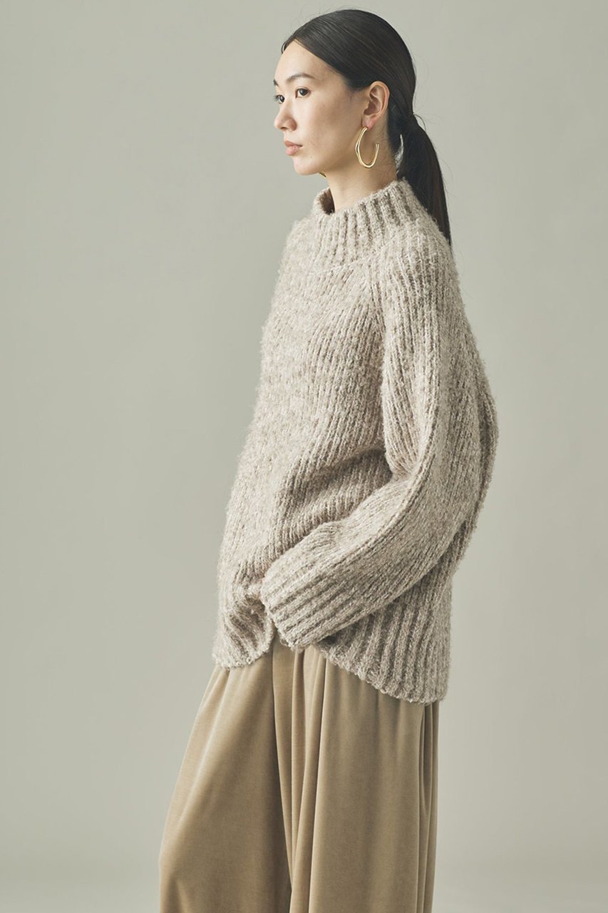 【カレンソロジー/Curensology】のMIXブークレニットプルオーバー 人気、トレンドファッション・服の通販 founy(ファニー) 　ファッション　Fashion　レディースファッション　Fashion for Women　トップス・カットソー　Cut & Sew Tops　ニット　Knit Tops & Sweaters　カジュアルプルオーバー・ニットトップス　Pullovers & Knit Tops / Casual Pullovers　テクスチャー　Texture, Textured Fabric　ミックス　Mix, Mixed Style　リラックス　Relax, Relaxed Fit　新作・新入荷　New Arrivals / New In　A/W・秋冬　Autumn/Winter　other-3|ID: prp329100004710752 ipo3291000000034028019